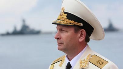 Пресс-конференция главнокомандующего ВМФ РФ вице-адмирала Виктора Чиркова