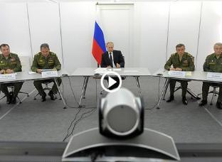 В.Путин подводит итоги учений Запад 2013