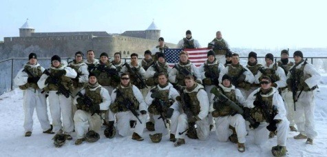 Солдаты американской армии у Иваногорода